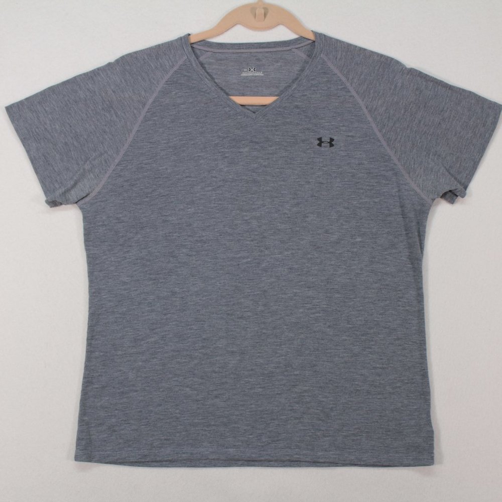 Under Armour t-shirts Women's Large Gray Short Sleeve Solid